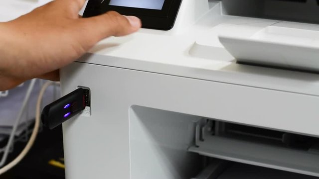 Printing a document on the printer