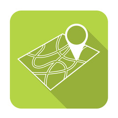 Pointer on map icon