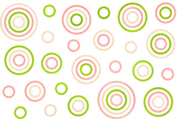 Watercolor circles pattern.
