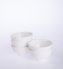 bowl or ceramic bowl on a background.