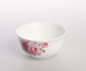 bowl or ceramic bowl on a background.