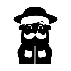 boy scout character icon vector illustration design