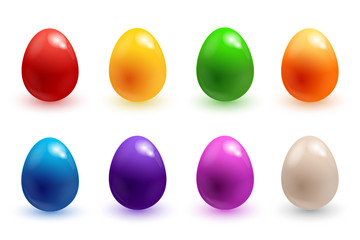 Easter eggs 3d icons