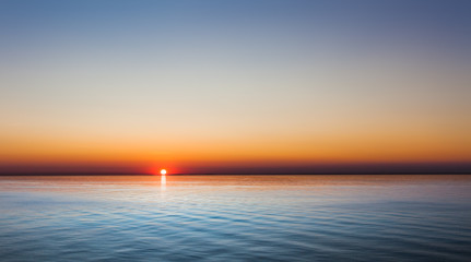 Sunset over the Gulf of Finland