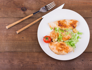 Grilled turkey
