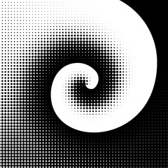 Absract halftone geometric background. Vector illustration