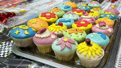 Sweet food . Cupcakes