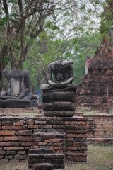 Fototapeta na wymiar Old Buddha statue