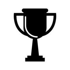 trophy cup isolated icon vector illustration design