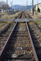 羽越本線の線路