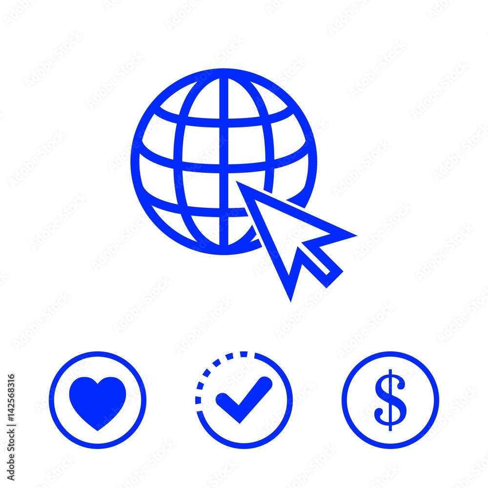 Canvas Prints web icon stock vector illustration flat design