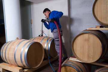 wine cellar for storing aged wine