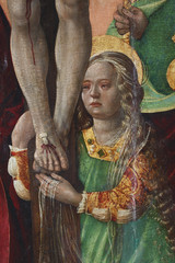 Gianfrancesco da Tolmezzo: Heilige Maria Magdalena unter dem Kreuz