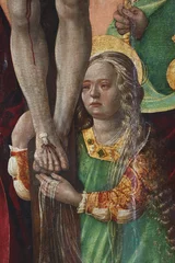 Gianfrancesco da Tolmezzo: Heilige Maria Magdalena unter dem Kreuz © zatletic