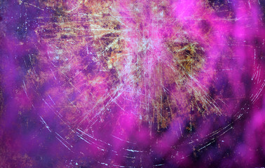 bstract metal texture background with purple stains