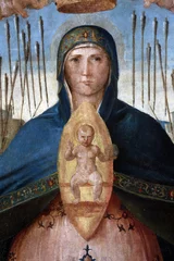 Benedetto Diana: Madonna Help of Christians, Altarbild in der Franziskanerkirche in Poljud, Split, Kroatien © zatletic