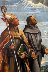 Girolamo da Santa Croce: St. Francis and St. Bonaventure, Altarpiece Franciscan church in Kosljun, Croatia © zatletic