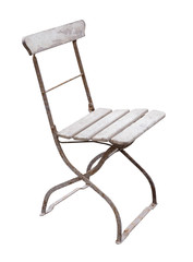 schöner alter antiker gartenstuhl um 1920