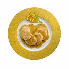 tenderloin in an orange sauce