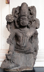 Composite image of Surya and Siva, from 13th century found in Khondalite, Konark, Odisha now exposed in the Indian Museum in Kolkata, West Bengal, India 