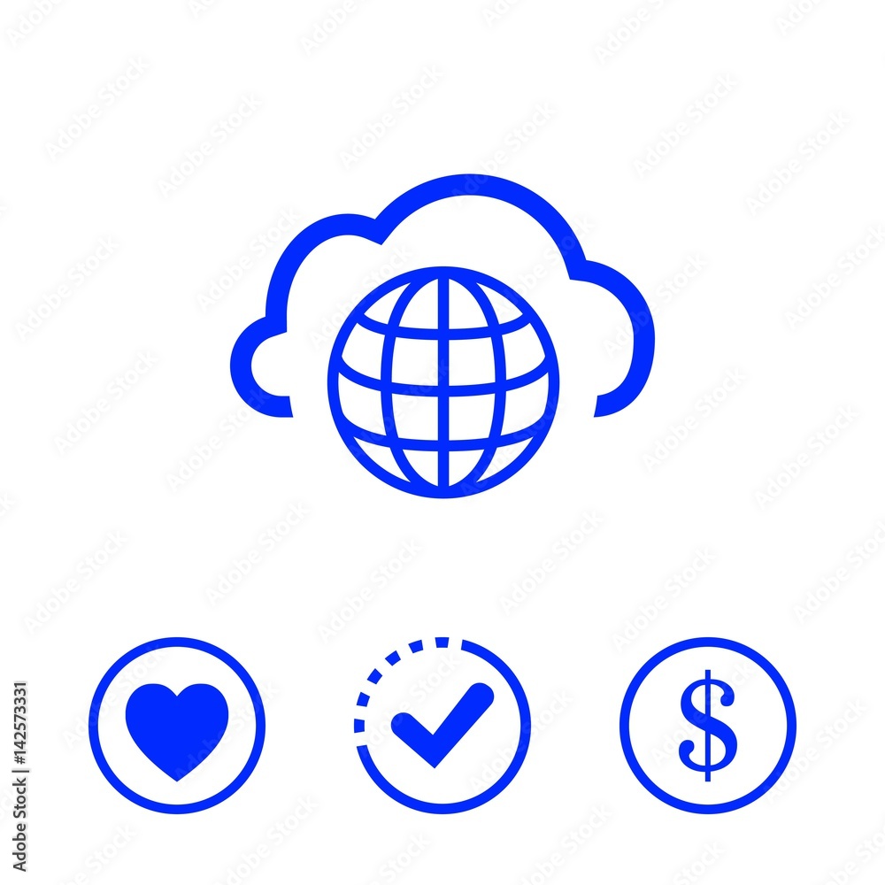 Canvas Prints web icon stock vector illustration flat design