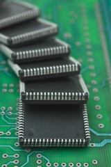 pile of microchips