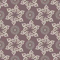 Vintage color seamless pattern