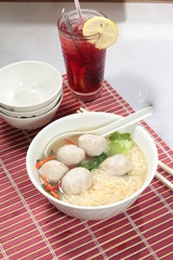 noodles with meat