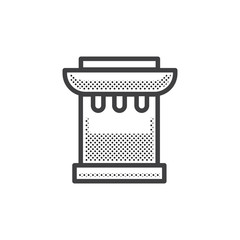  Ancient columns icon