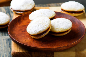 alfajores cookies.style rustic