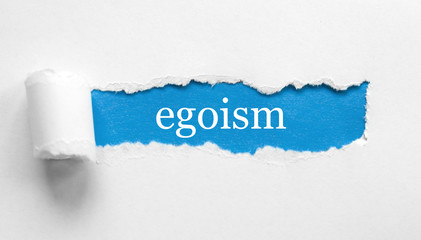 egoism  / Paper