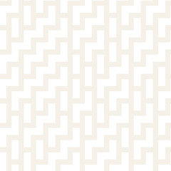 Irregular Maze Shapes Tiling Contemporary Graphic Design. Vector Seamless Black and White Pattern