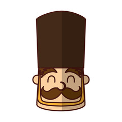 nutscraker toy isolated icon vector illustration design