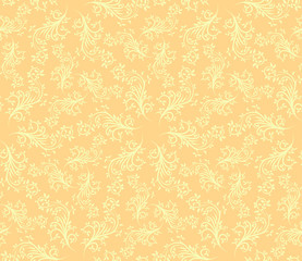 Seamless floral pattern. Modern stylish abstract texture.