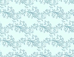 Seamless floral pattern. Modern stylish abstract texture.