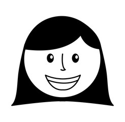 woman avatar character icon vector illustration design