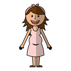 woman avatar character icon vector illustration design