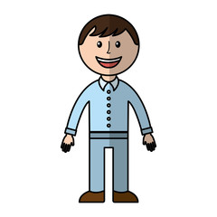 man avatar character icon vector illustration design