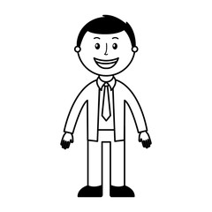 man avatar character icon vector illustration design