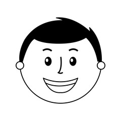 man avatar character icon vector illustration design