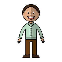 man avatar character icon vector illustration design