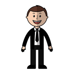 man avatar character icon vector illustration design