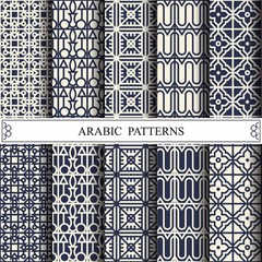 arabic vector pattern,pattern fills, web page background,surface textures