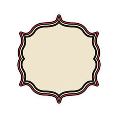 christmas traditional frame icon vector illustration design