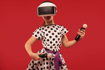 Girl Virtual Reality