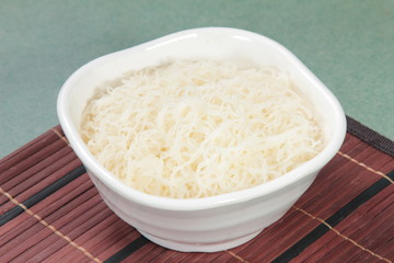 noodles in soup with meat