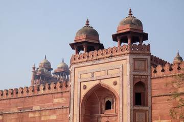 Historical city constructed by Mughal emperor Akbar in Fatehpur Sikri, Uttar Pradesh, India 