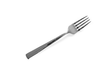 Fork on white background