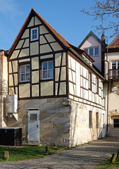 Fototapeta na wymiar Fachwerkhäuser in Forchheim