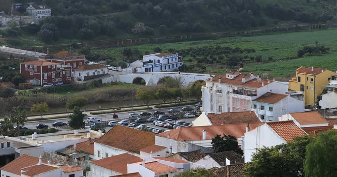 4K UltraHD Rooftop view, Silves in Portugal